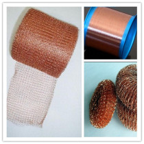 0.27mm copper coated flat wire for making mesh scourers