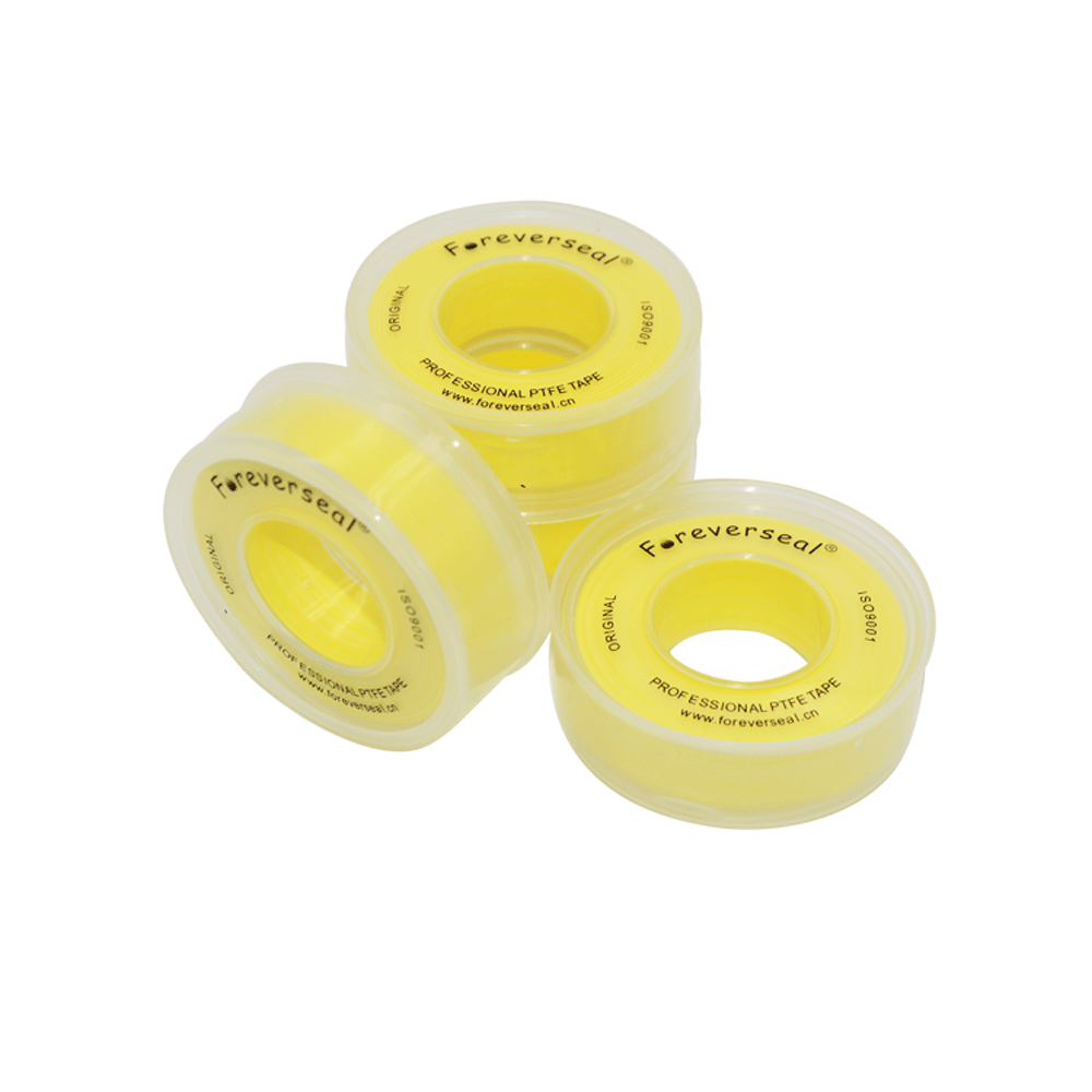 yellow gas line ptfe tape for all gas fittings