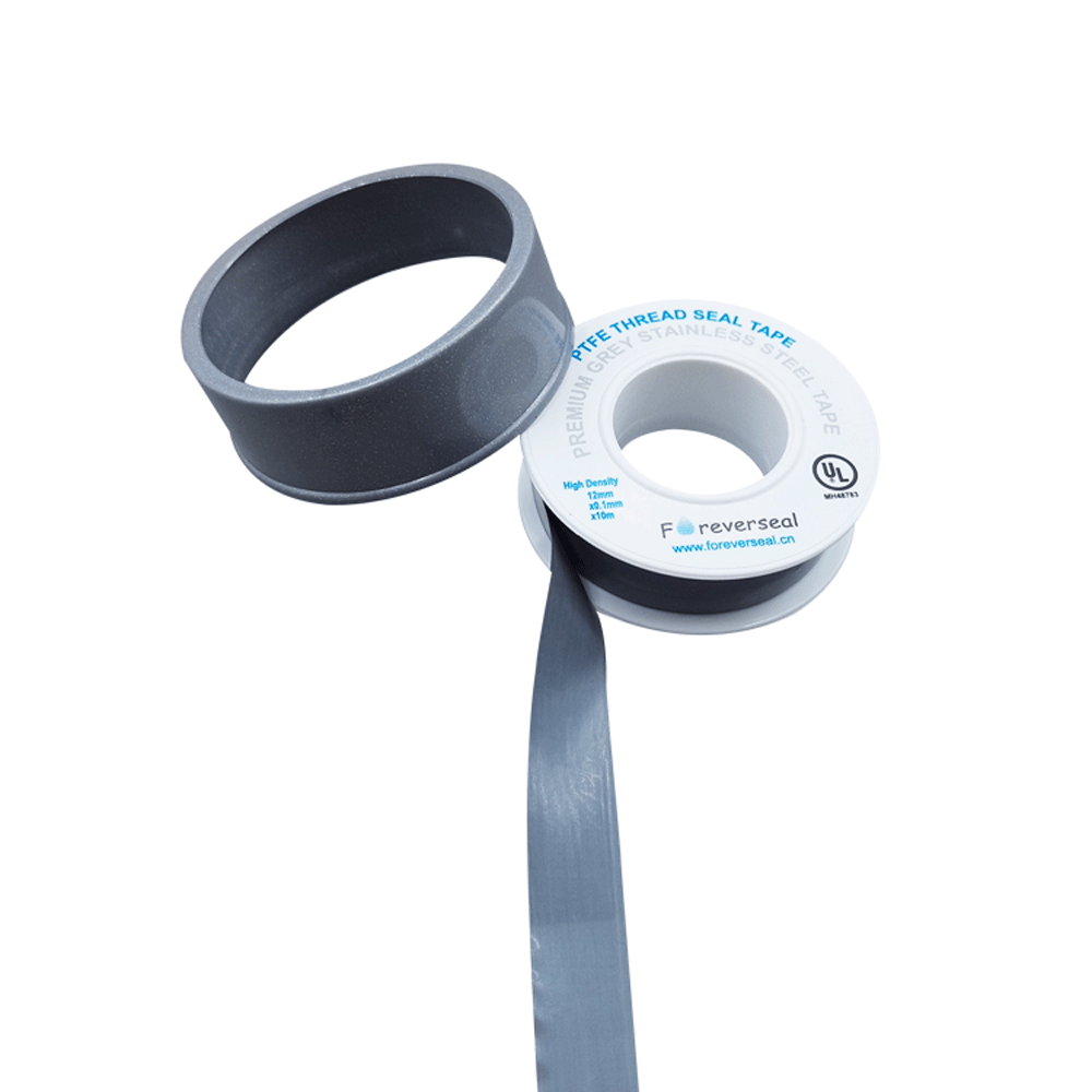 GRAY Stainless Steel antiseize PTFE TAPE Foreverseal PTFE Tape