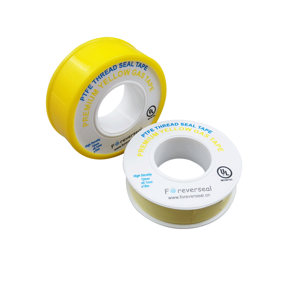 YELLOW GAS LINE PTFE TAPE | Foreverseal PTFE Tape