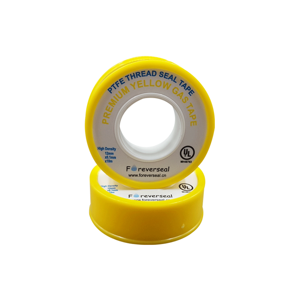 YELLOW GAS LINE PTFE TAPE Foreverseal PTFE Tape