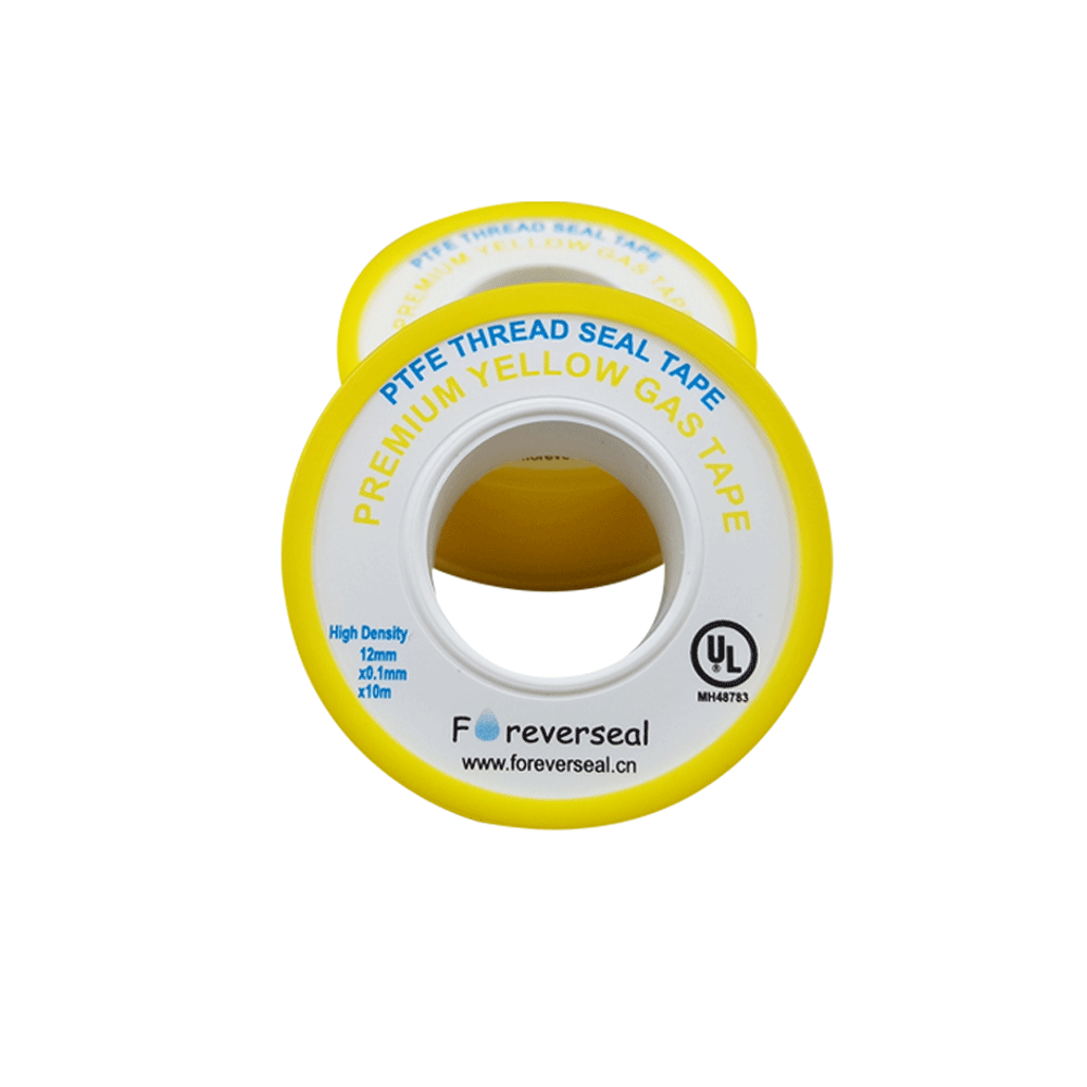 YELLOW GAS LINE PTFE TAPE Foreverseal PTFE Tape