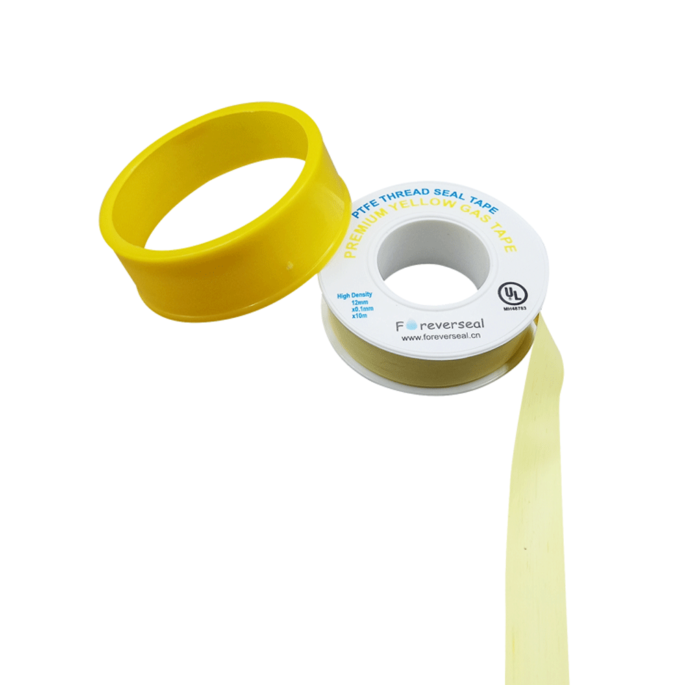 YELLOW GAS LINE PTFE TAPE Foreverseal PTFE Tape