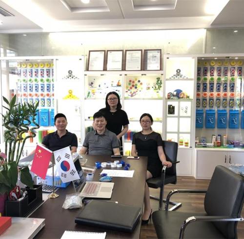 The first time Korean customer visit our New Plant