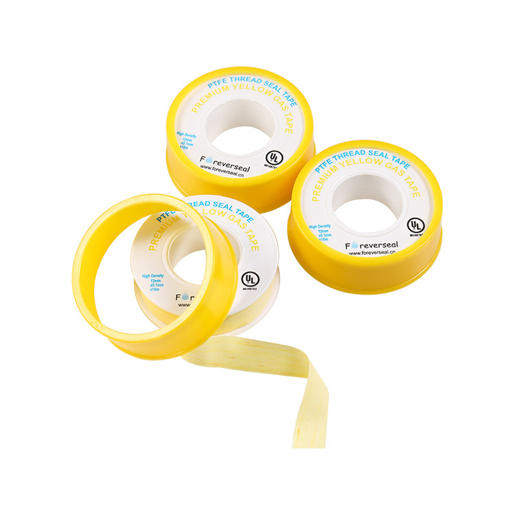 Yellow Gas Thread-Seal PTFE Tape, Teflon Tape For Gas