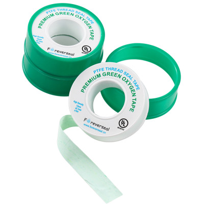 Green oxygen ptfe tape for oxygen service