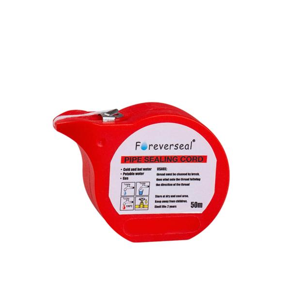 Thread sealing cord for plumbing pipe sealant