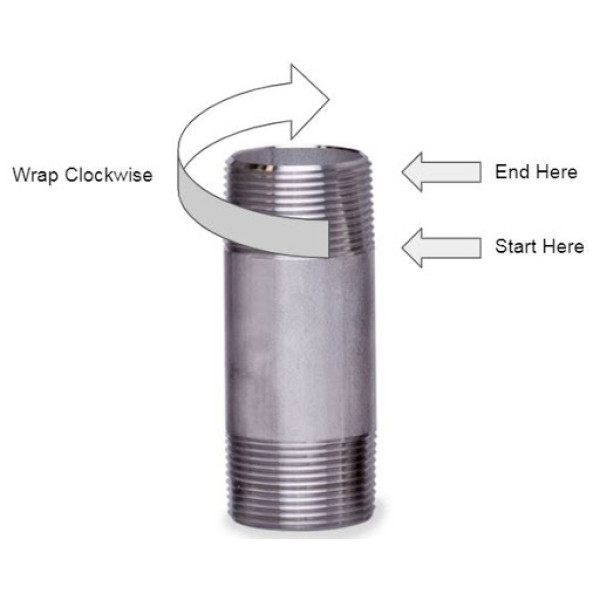 How to use PTFE tape in right way