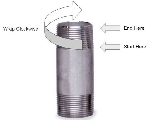 How to use PTFE tape in right way