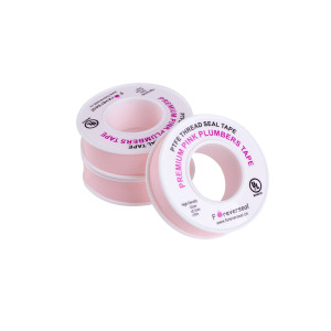 High Density Pink Plumbers Teflon Tape, Gas Line Pipe Thread Tape
