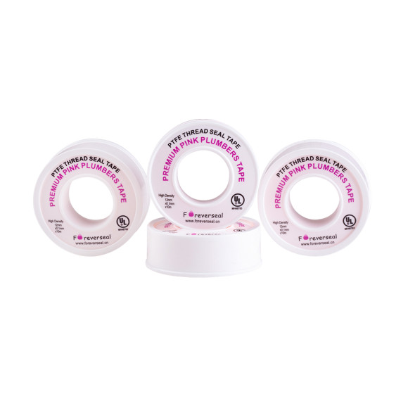 PTFE TAPE PINK WATER & GAS 12mmx0.1mmx10m