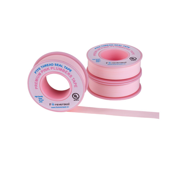 1/2 x 520″ Pink PTFE Thread Sealant Tape