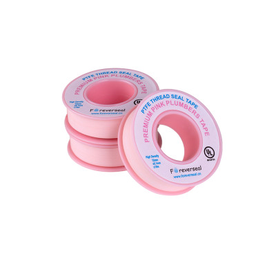 Pink Thread Seal Tape with MIL-T-27730A, 260 in L, 1/2 in W