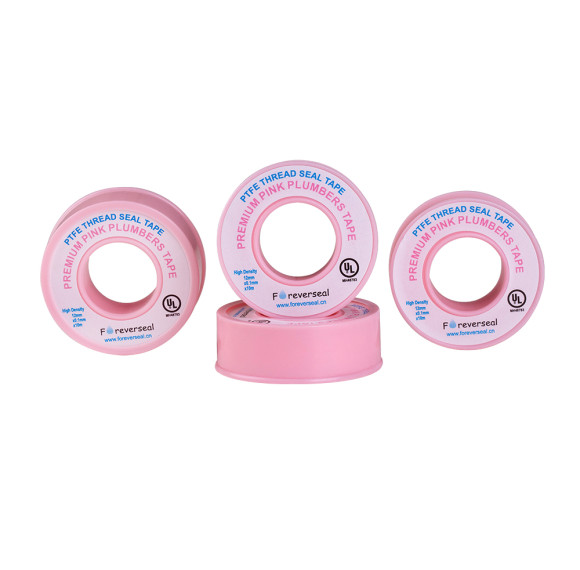 UL PTFE Pink PTFE Tape 10MX0.1MMX12MM
