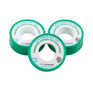 PTFE Thread Sealant Tape - Premium Density GREEN for Oxygen Use