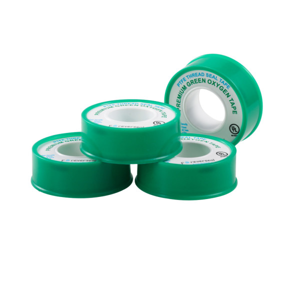 1/2" x 520" High Density Green PTFE Tape (Oxygen) 4 mil (1.2 density)