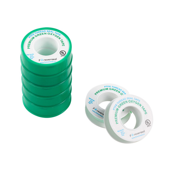 Green PTFE Thread Seal Tape – Professional-Grade High-Density Thread Tape for Oxygen Lines