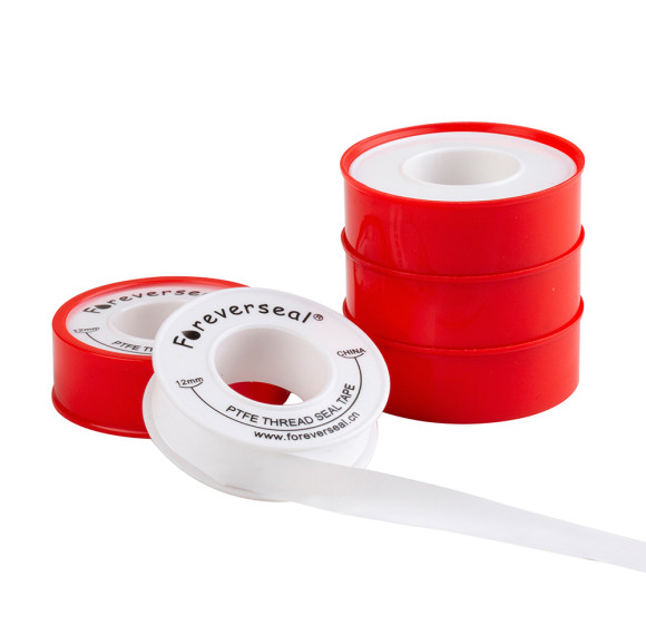 PTFE Tape – 12m x 12mm x 0.075mm – High Quality – WRAS Approved – 10 Rolls Pack