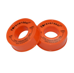 PTFE tape for sealing, reel of 12 m, width 12 mm, thickness 0.1 mm