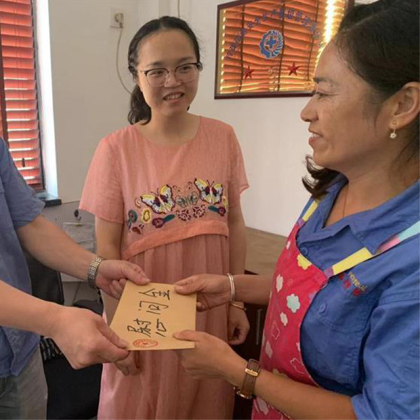 The disaster is merciless but there is love in the world