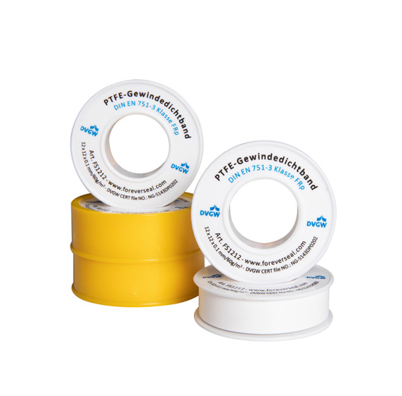 Riegler PTFE sealing tape / DVGW 12 mm x 0.1 mm x 12 m