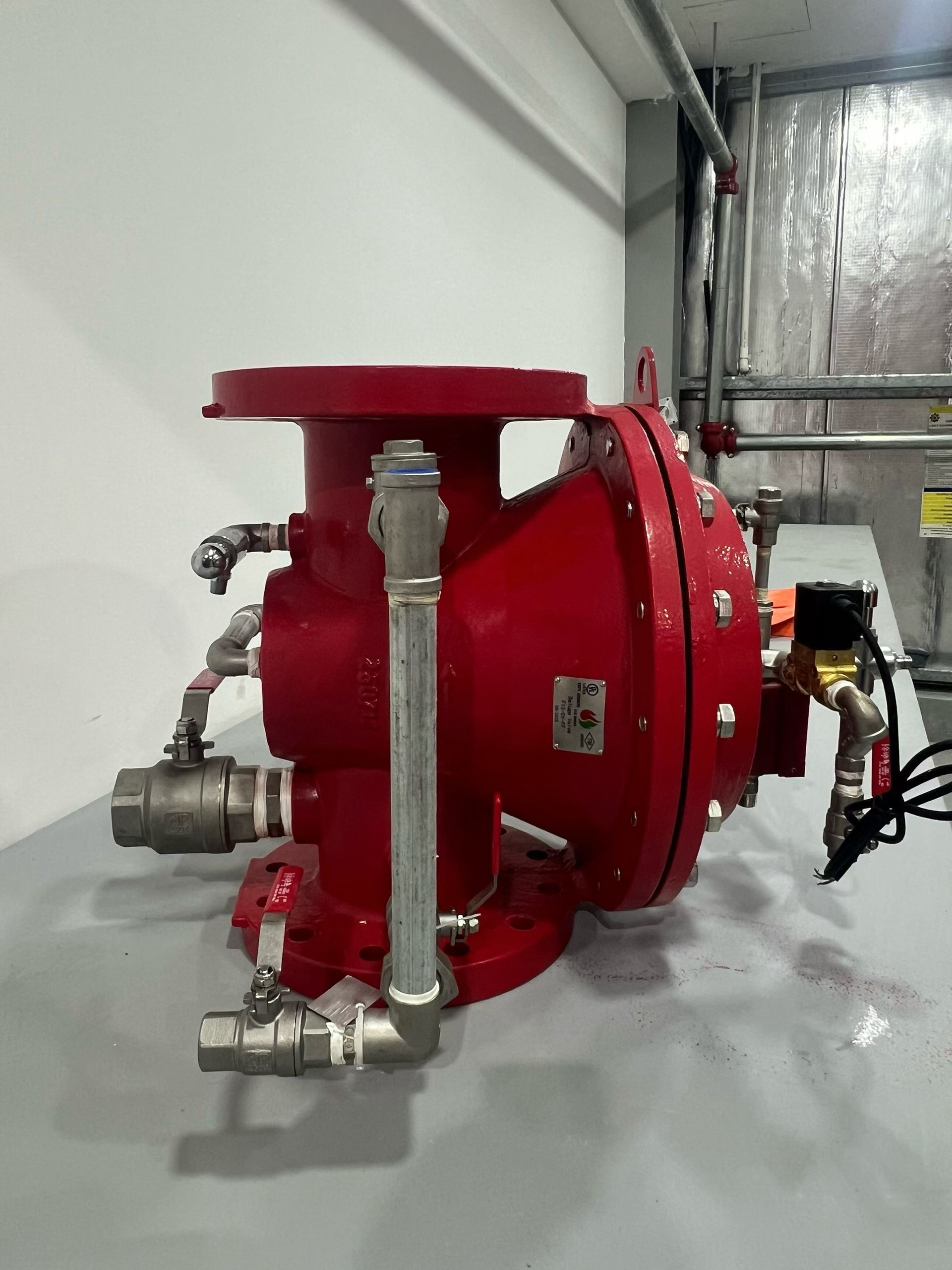 Fire protection sprinkler system installation - industrial fire safety equipment