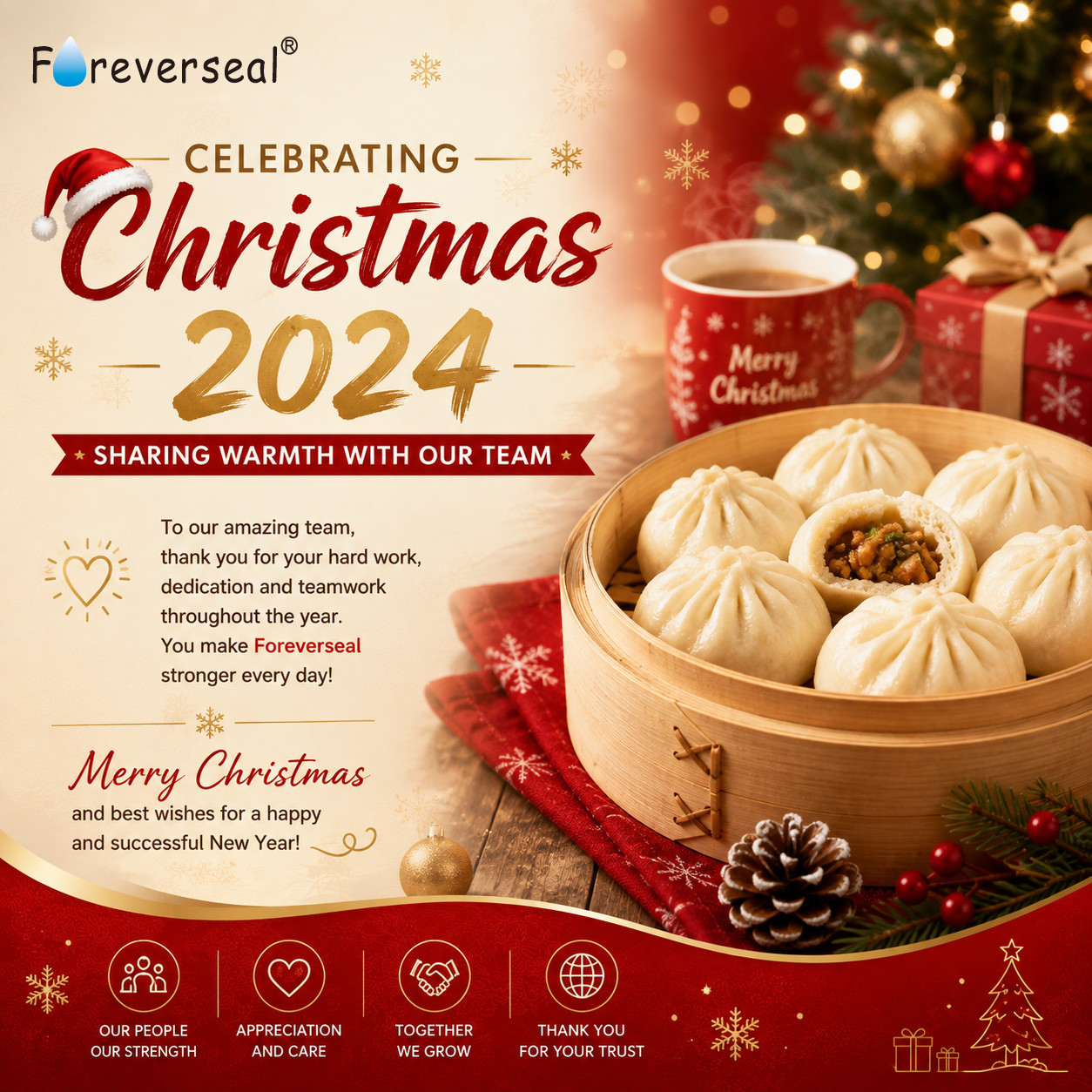 Celebrating Christmas 2024 with Our Team | Foreverseal