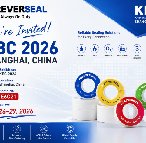FOREVERSEAL at KBC 2026 Shanghai | PTFE Tape Manufacturer