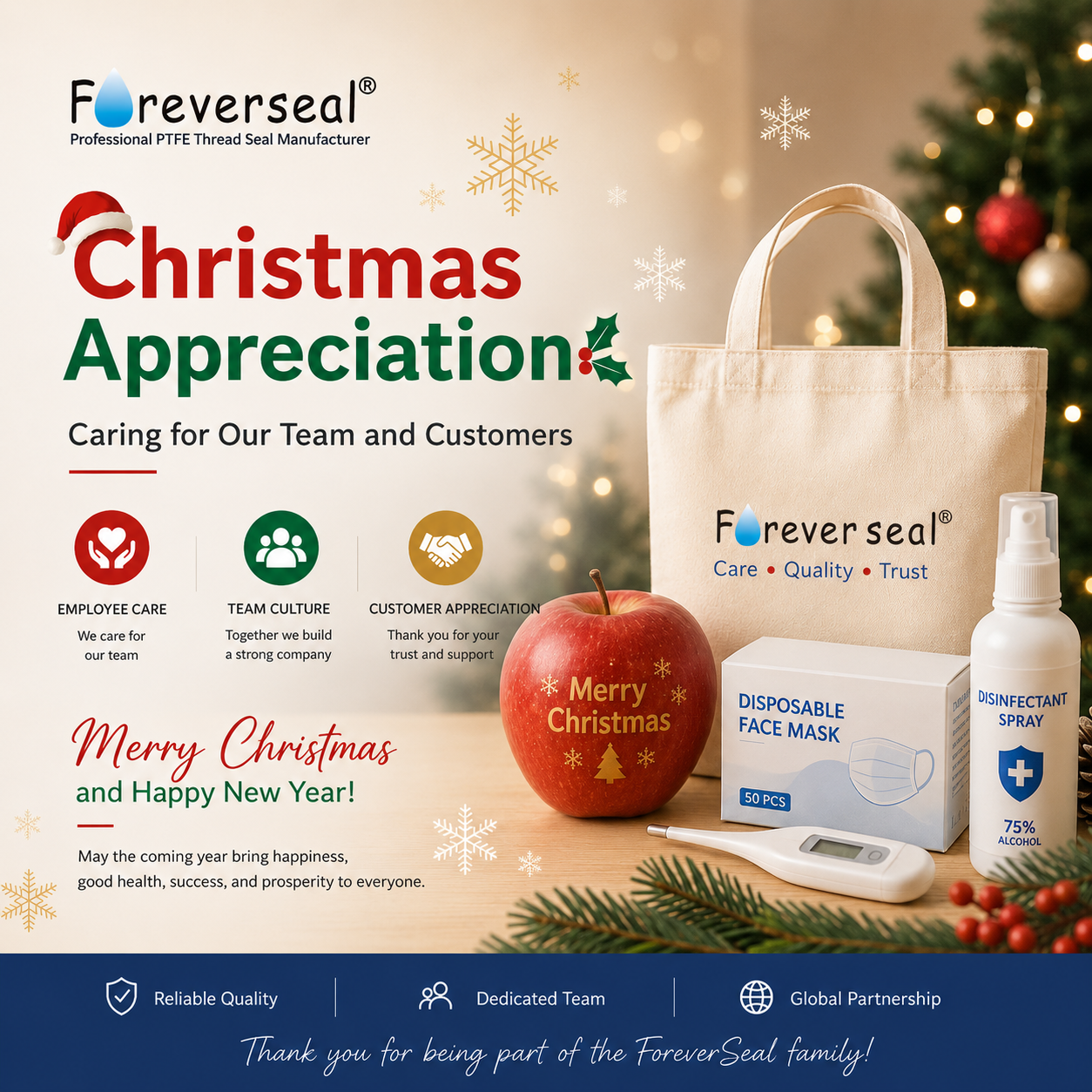 Christmas Appreciation at ForeverSeal: Caring for Our Team and Customers