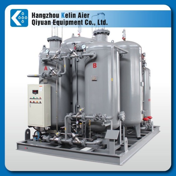 oxygen gas generator plant with cylinder filling system