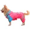 Four-legged dog pattern raincoat