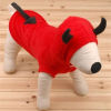 Made in China cheap red pet clothes