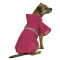 Colorful dog raincoat