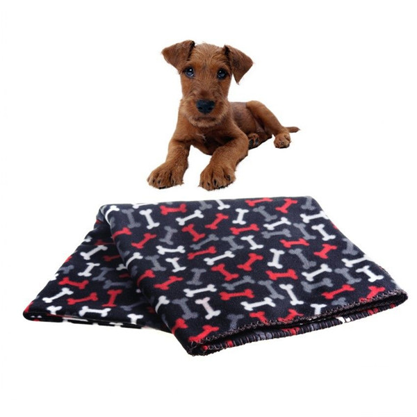 Wholesaale high quality pawprint dog pattern blanket