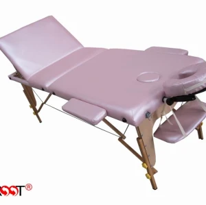 Mesa Reiki en tres partes ofrece mesas de masaje de madera