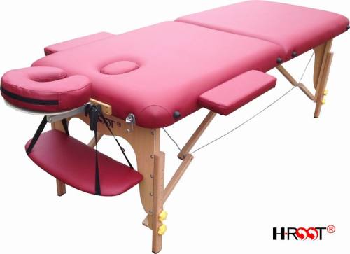 H-ROOT Madera de alta calidad mesa de masaje portátil