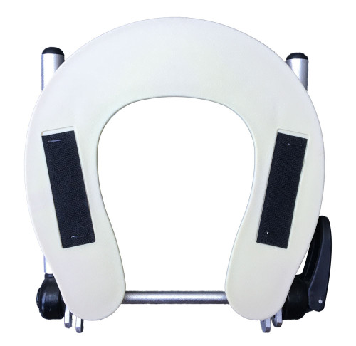 Aluminum adjustable headrest for masssage table