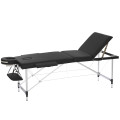 Aluminum portable massage table