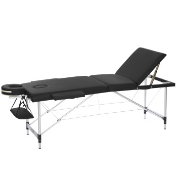 Aluminum portable massage table