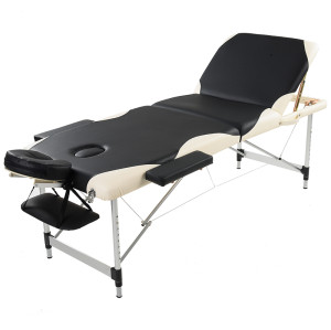 Aluminum portable massage table