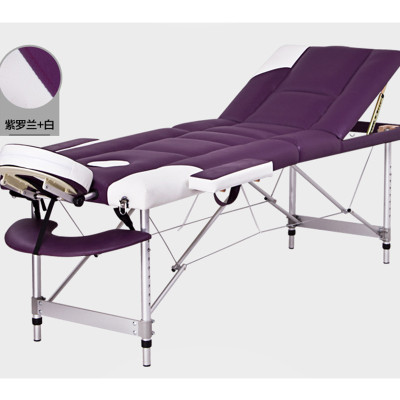 Aluminum portable massage table