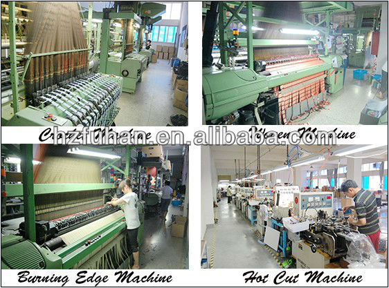 Customized China direct factory Garment Cloth Fabric Damask Woven Label