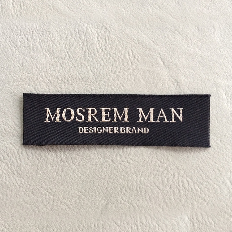 Woven label for sofa