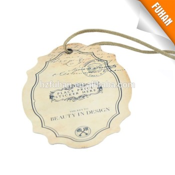 Wholesale custom swing tag with eyelet,string,cord lock