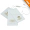 New design custom paper garment hang tag with eyelet and string