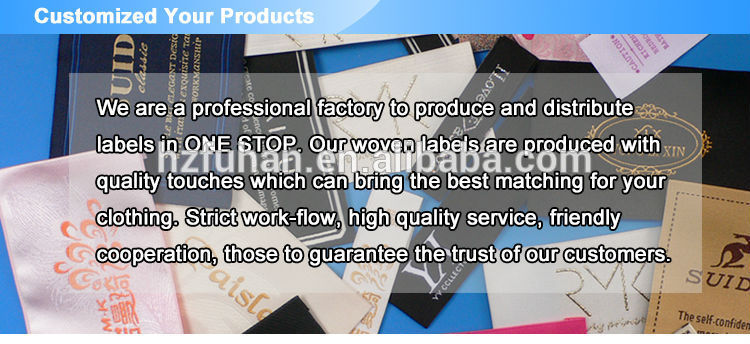 2014 factory directly label printing with best price for garment/toys/hat/bag