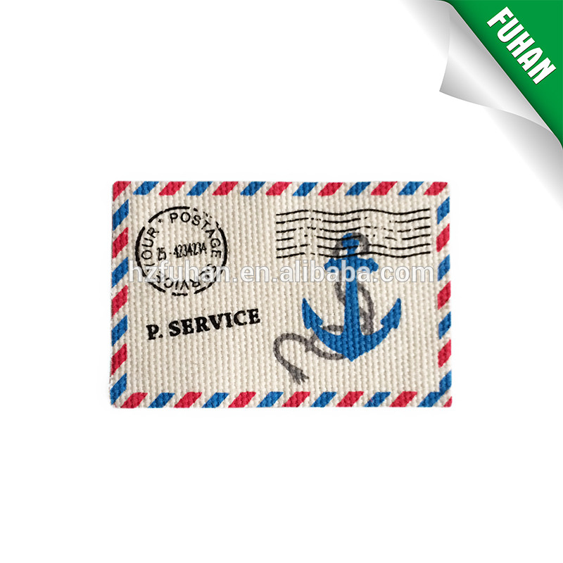Beautiful high quality screen printed canvas labels