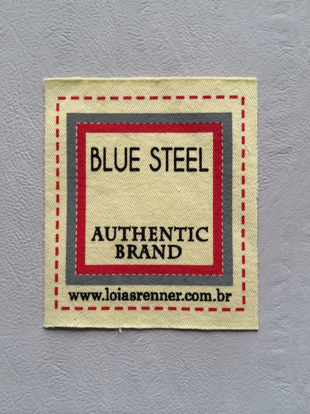 Cotton labels with silk screen printing for clothing
