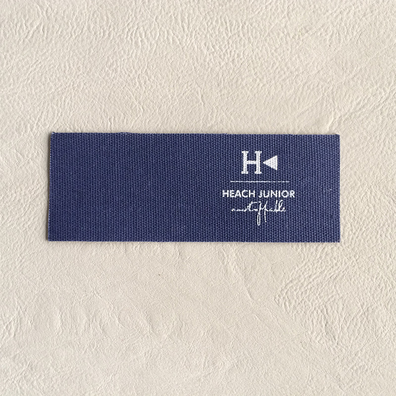 Washable high quality satin printed content label for clothing