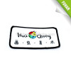 Garment nice design and wholesale custom embroidery textile badges